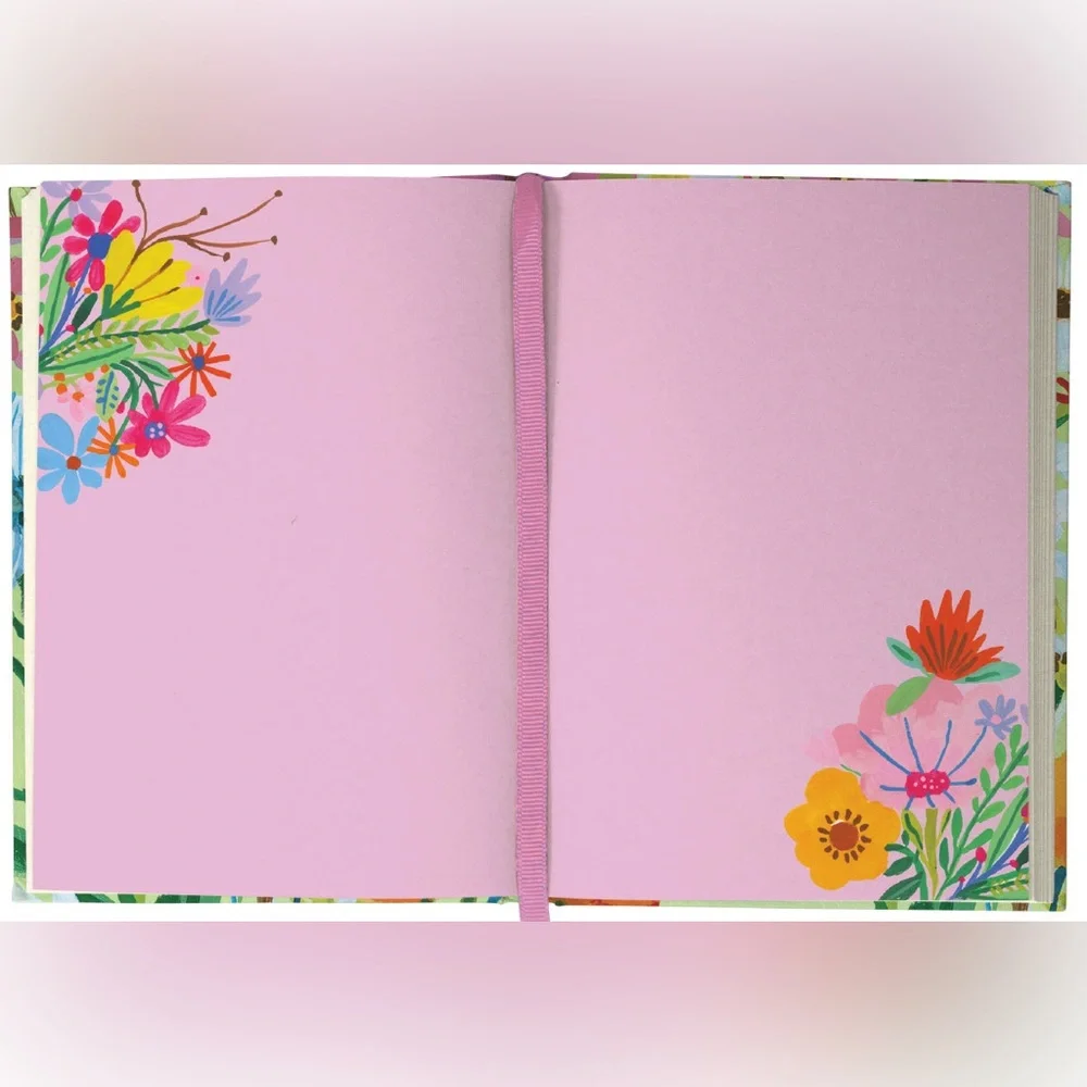Illustrated Journal, Beautiful Bold Art, Flower Field – 272 Pages, Amazing Gift!
